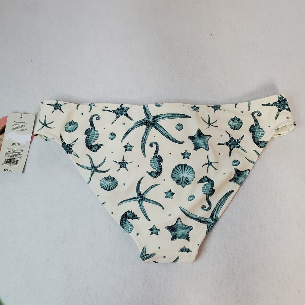 Women's Swimsuit Bottoms Size XL Set of 3 Aquabendita Wild Fable Reversible - Picture 7 of 13
